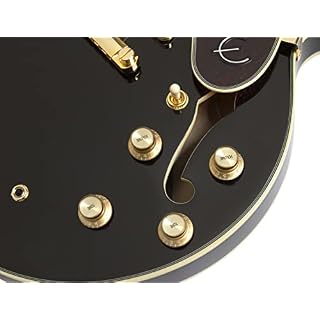 Epiphone Sheraton-II PRO Guitare électrique Ebony - Les Beatles, Paul McCartney, John Lennon, RIngo Starr, George Harrison Epiphone Sheraton-II PRO Guitare électrique Ebony – Image 3