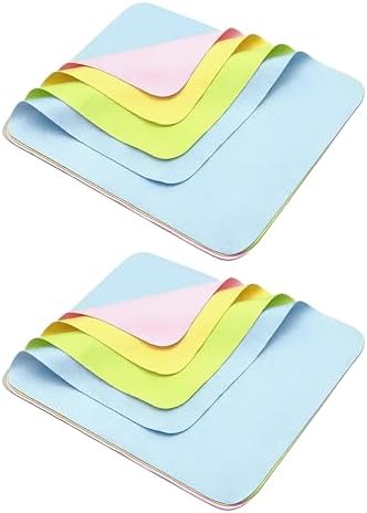 HUMBLE Ultra Soft Microfiber Cleaning Cloth for Laptop Screen Phone Camera Lens Tablet Monitor Sunglasses Soft Lint Free Reusable Wipes for Electronics Optical Glass Non Abrasive Microfiber Pack of 10