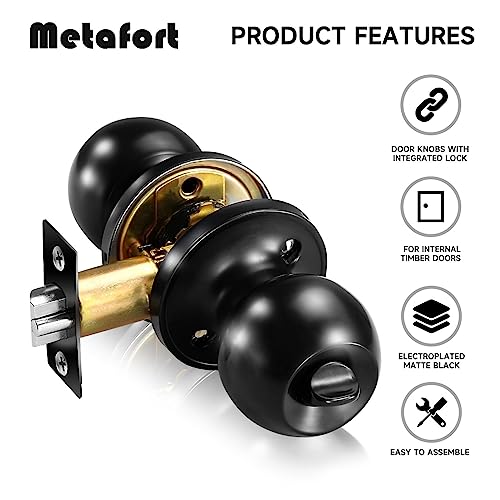 Metafort Maniglia Pomello Porta interna in Lega di...