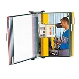 Djois, 413109 - Wand-Präsentationssystem aus Metall Tarifold, A3, 10 Taschen, Sortiert, Sofortiger Zugriff, Erweiterbar, Hergestellt in Frankreich, Umweltfreundlich