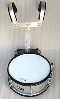 Algopix Similar Product 5 - NEW SILVER COLOR MARCHING SNARE DRUM