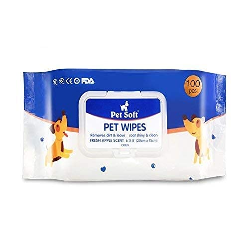 Pet Believe Pet Believe Wet Wipes with Fresh Apple Fragrance for Dogs & Cats (100 Pc) with Free Key Ring (B086BRFF1M) Amazon Price History, Amazon Price Tracker