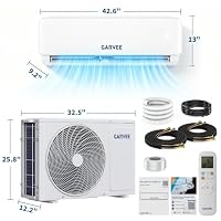 Klimaanlage Split - 24000 BTU (7.2 kW), Inverter Klimagerät mit Heizfunktion,Kühlen A++/Heizen A++, WiFi & App, Kältebringer Split Klimaanlage Wandmontage, bis 110qm, sehr leise,R32, Montagematerial – Ansicht 8