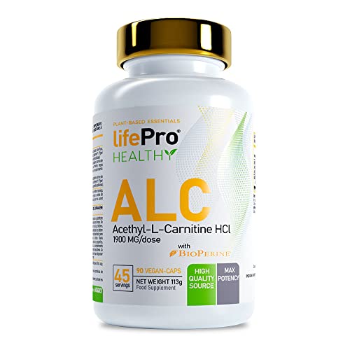 Life Pro Esstentials ALC1000 Acetyl L Carnitine 90 caps. | Todo el poder termogénico de la carnitina en este suplemento