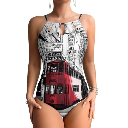 Maillots de bain une pièce femme effet ventre plat pour camoufler les rondeurs