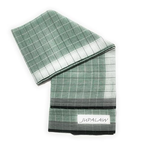 Image of 100% Pure Cotton Checked Fancy 2mts lungi,