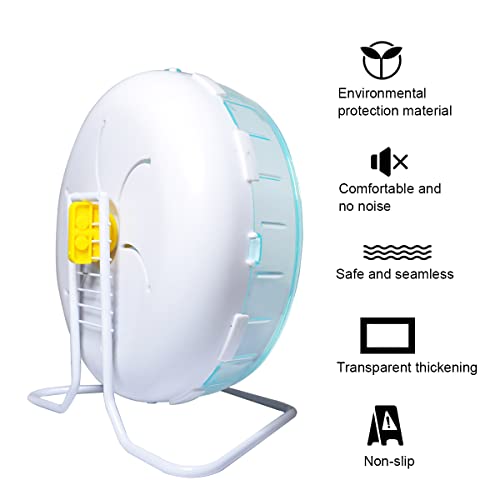 Aucks Silent Hamster Exercise Wheels 6.9 Inch Stand Silent Spinner For Hamster Gerbils, Mice，Other Small Animals #TOP1