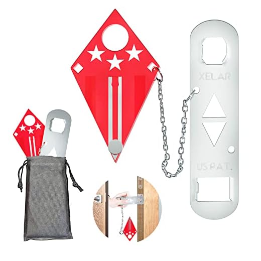 Portable Door Lock Hotel Travel Door Lock AirBnB, College Dorm Lock,Motel, School Lockdown - Security for Apartment and Home Living, Door Security Devices for Additional Safety Door Locks Product Name