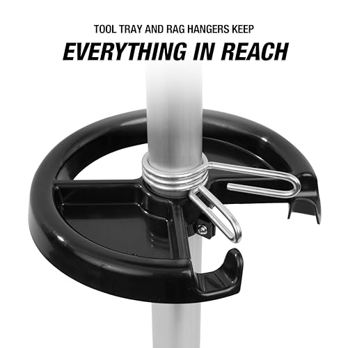 image for OEMTOOLS 87032 Oil Drain Pan with Funnel, 9 Gallon Oil Catch Pan with 