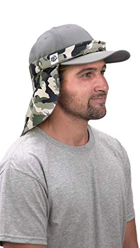 Shadecloth Headgear UVA + UVB Sun Protection Drape, Adjustable Neck + Face Mask