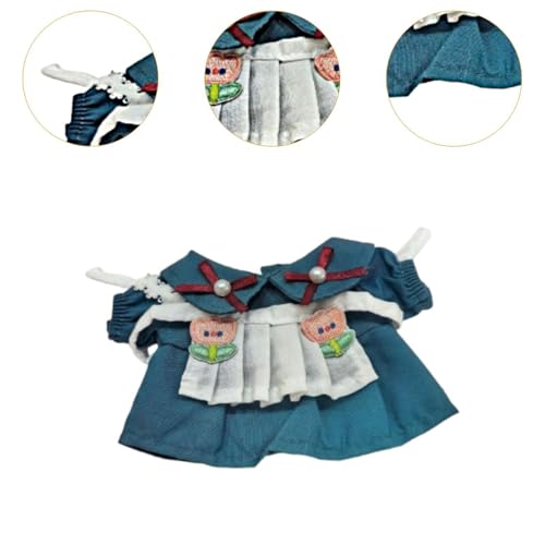 Fytstycale 5710624073794277 Plush Doll Maid Suit With Apron Make Your Own Dolls Dress Up For 5.91'' Duck Doll thumb #3