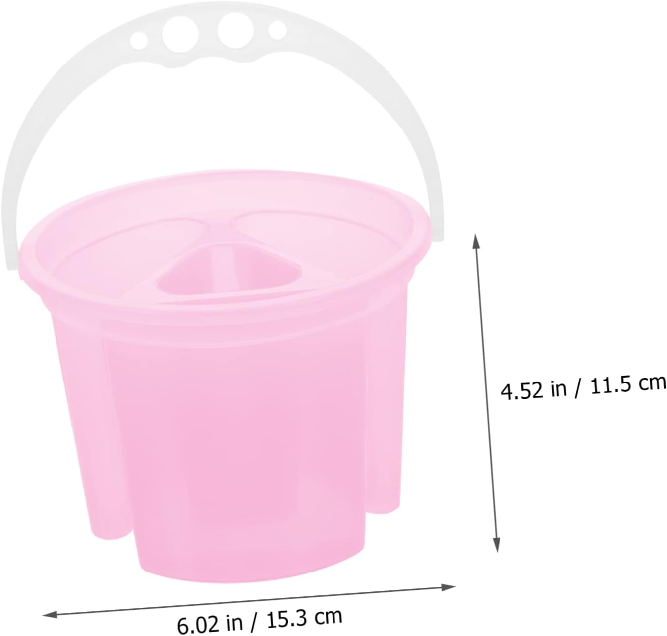 2pcs Artist Brush Basins Pen Washing Buckets Paint Brush Cleaners for Painting