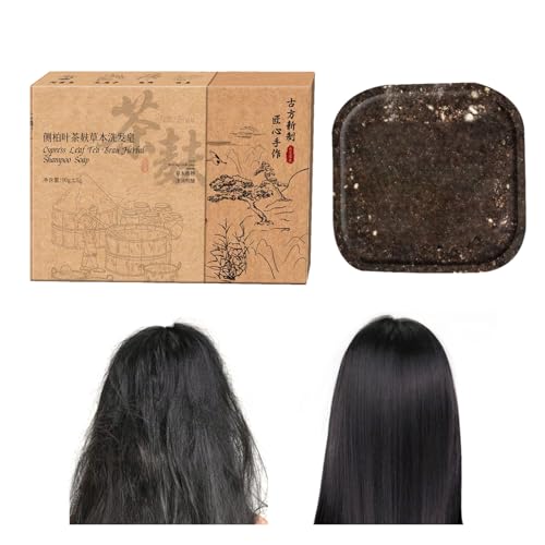 Jabón De Champú | Champú Sólido Hidratante Para El Cabello | Limpiador Diario Para Cuero Cabelludo Para Mujeres Hombres Y Familia