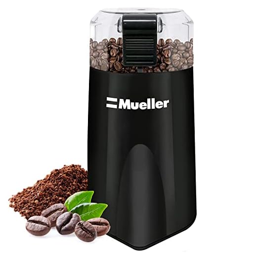 Mueller HyperGrind Precision Electric Spice/Coffee Grinder Mill with Large Grinding Capacity and Powerful Motor also for Spices, Herbs, Nuts, Grains, Black