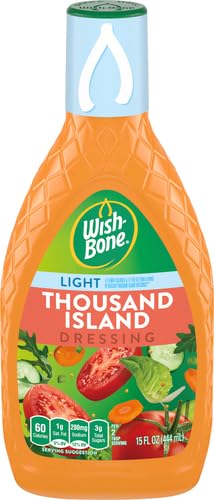 Image of Wish-Bone Light Thousand Island Salad Dressing, 15 FL OZ (Pack of 2)