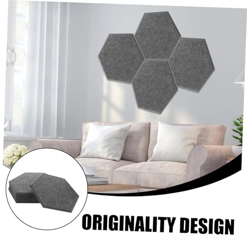 Paneles Acústicos Absorbentes de Sonido 8 piezas para Reducción de Ruido, Diseño Moderno para Estudio y Oficina, Fácil Instalación, Aislamiento Acústico miniatura 5