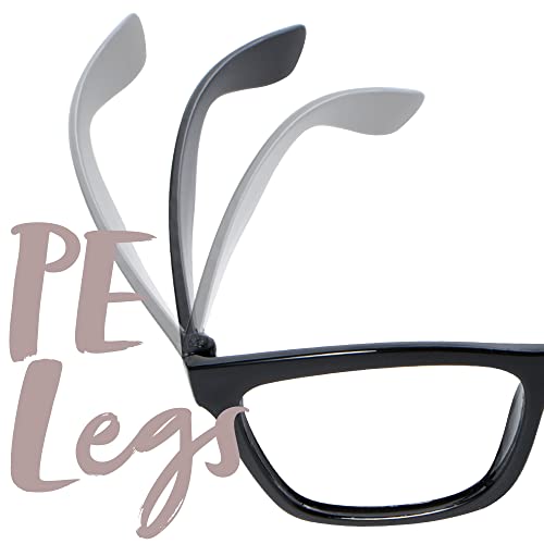 Spooktacular Creations Nerd Glasses, Black Fake Glasses with Clear Lenses Halloween Cosplay Costume Props for Boys Girls Halloween Accessories - Image 5