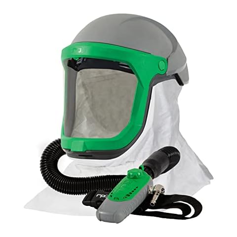 RPB Safety Respirator Z-Link - Tychem SL Shoulder Cape & Climate Control Device, Green/Black Cover