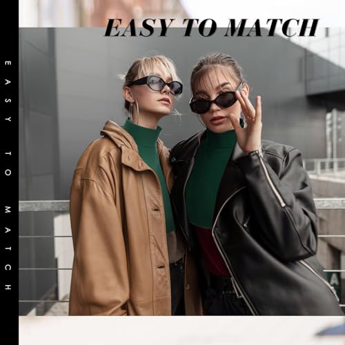 Image of Cutecrop Turtleneck Dickey Extra Large Fake Collar Detachable Dickey Collar Half Mock Turtleneck for Men Women