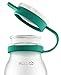 Ello Elsie BPA-Free Glass Water Bottle, 22 oz, Teal