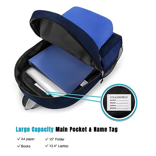 Image of STEAMEDBUN Kids Backpack for Boys,Kindergarten Backpack for Toddler Boys Age 3-6
