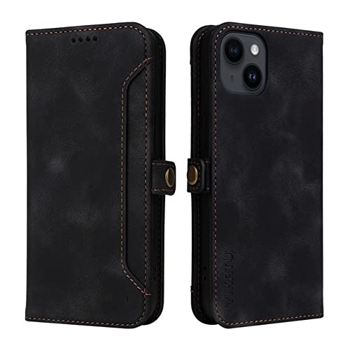 Housse antichoc portefeuille en cuir pour iPhone 11 Pro au quotidien