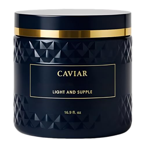 OBRADOYA Caviar Korean Hair Mask - Korean Caviar Deep Repair Hair Mask (16.9 fl.oz.) Replenishing Moisture Hair Masque | Replenishes Dry Coarse Damaged Hair (1 PC)
