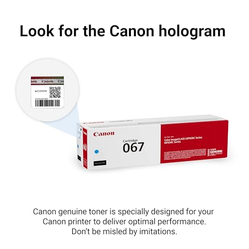 Canon Genuine 067 Cyan Toner Cartridge Compatible with LBP633Cdw, LBP632Cdw, MF652Cdw, MF653Cdw, MF654Cdw, MF656Cdw - image 2