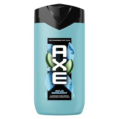 Axe Fine Fragrance Duschgel Aqua Bergamot für unwiderstehlich glatte Haut nach der Dusche mit einem spektakulären Duft 225 ml