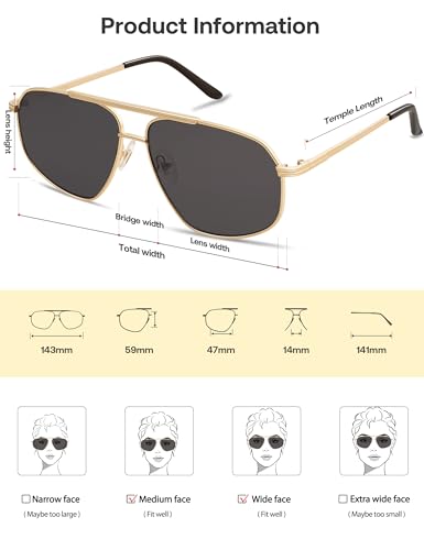 Image of SOJOS Retro Hexagon Aviator Sunglasses for Women Men Trendy Vintage UV400 Protection Shades SJ1200
