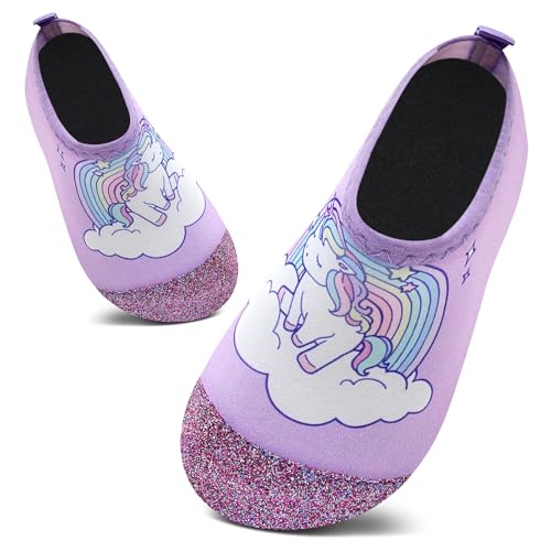Image of Kids Water Shoes Girls Boys Outdoor Quick Dry Barefoot Aqua Socks for Toddler Sport Beach Swim Surf