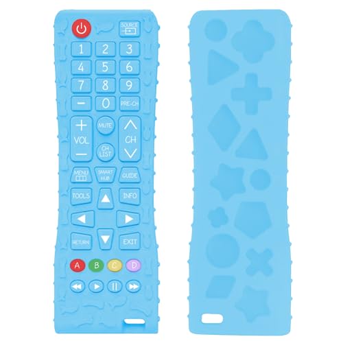 Mordedor de Juguete Mordedor de Silicona, Alivio de la Dentición Mordedores Juguetes Sin BPA, Mando a Distancia Juguetes para Bebés Juguete la Dentició para 3 a 9 Meses Bebes 6-12 Meses Regalos