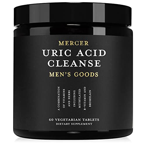 Uric Acid Cleanse Supplement - with Tart Cherry, Celery Seed, and Kidney Vitamins for Uric Acid Support and Control and Joint Support, 60 Vegetarian Tablets Uric Acid Cleanse Supplement - with Tart Cherry, Celery Seed, and Kidney Vitamins for Uric Acid Support and Control and Joint Support, 60 Vegetarian Tablets