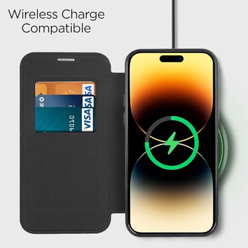 Funda para iPhone 15 Pro Max compatible con Mag-Safe y tapa transparente 7