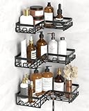 porte salle de bain coulissante 【Noir + acier inoxydable】Structure entièrement inoxydable avec revêtement noir premium, inaltérable en milieu humide ! Finition mate pour s'adapter aux décos modernes ou rétro. 3 fois plus résistant qu'un panier plastique : comme neuf après 3 ans d'usage.