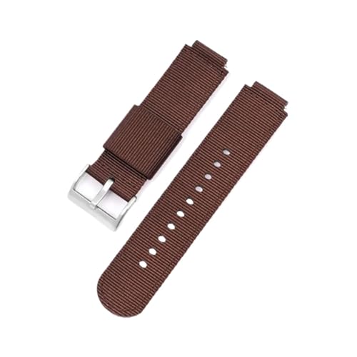 [LOKLNEYK] �i�C�����L�����o�X�X�|�[�c�x���g�ɓK������G-Shock GM-110 GM-2100 GA-900 W-218 H�X�e�����X�o�b�N���x���g(Brown silver,16mm)