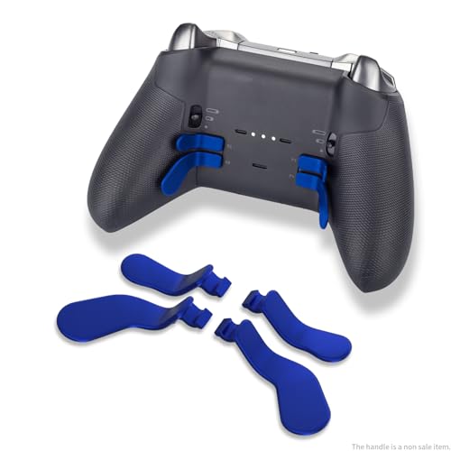 Image of CHARM FOCUS 16-in-1 Metal Thumbsticks Replacement Kits for Xbox Elite Series 2, Xbox Elite 2 Controller Accessories, Includes Magnetic Joysticks, Paddles, Silicone Caps, D-Pads, 1 Tool (Blue)