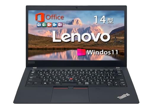 【整備済み品】 レノボノートパソコン??ThinkPad T490 MS Office H&B 2019/Win 11Pro高性能第8世代Core i7 メモリ16GB SSD512GB 14インチHD NidiraのWiFi Bluetooth Webカ