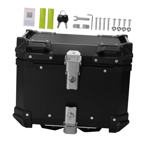Boîte de rangement pour casque avec coffre arrière en alliage d'aluminium