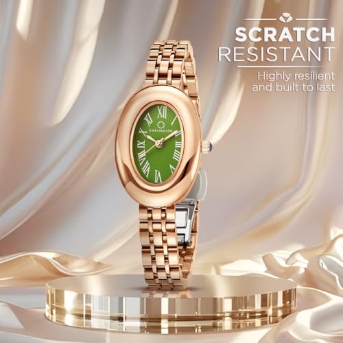 Image of Carlington Diva Series Analog Women Wrist Watches with Stainless Steel Chain Strap | Premium Fashion Watches for Ladies | CT - 109