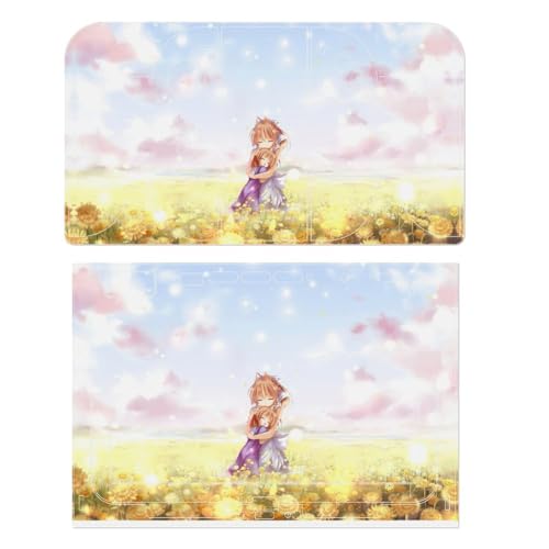 BFLiRuW Nintendo Switch 2 �t���Z�b�g�ی�X�e�b�J�[�V�[�� �{�́EJoycon�Ή� CLANNAD �N���i�h �� �� �Ԕ� �A�j���� �h�b�N���O���b�v�X�V�[���t�� �S�ʕی� �ی�t�B���� �\��t���ȒP