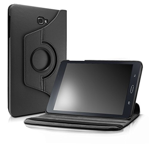 INFILAND Case for Samsung Galaxy Tab A 10.1 Case, Smart 360 Degrees Rotating Stand Case Cover for 2016 Release Samsung Galaxy Tab A 10.1-Inch Tablet (SM-T580 / SM-T585, No S Pen Version)- Black