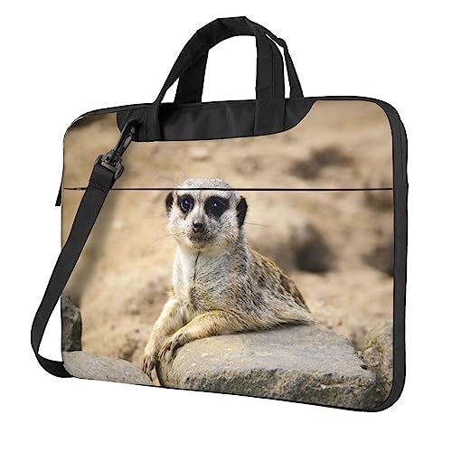 Porte-documents VACSAX amusant avec suricate pour ordinateur portable de bureau