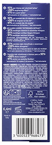 L’Oréal Paris Wimperntusche für intensives Volumen und spektakuläre Länge, Für empfindliche Augen geeignet… – Ansicht 4