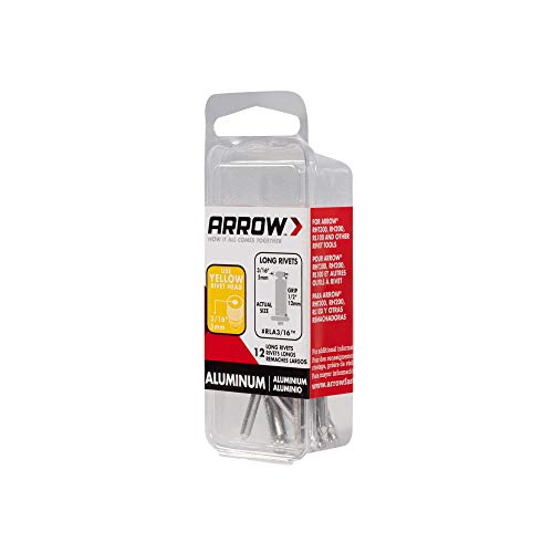 Arrow RLA3/16 Long Aluminum 3/16-Inch Rivets thumb #1
