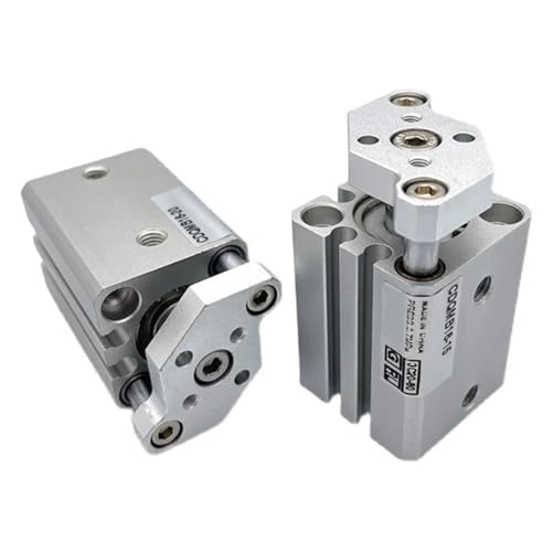 Cilindro neumático compacto CQMB12 con guiado integrado antiderrotación 2