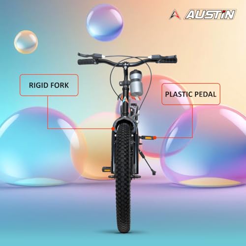 Image of Austin Flipper IBC Rigid Fork for Kids-Single-Speed Design Lightweight for Smooth Rides 20 T (inch) Road Cycle Black Orange