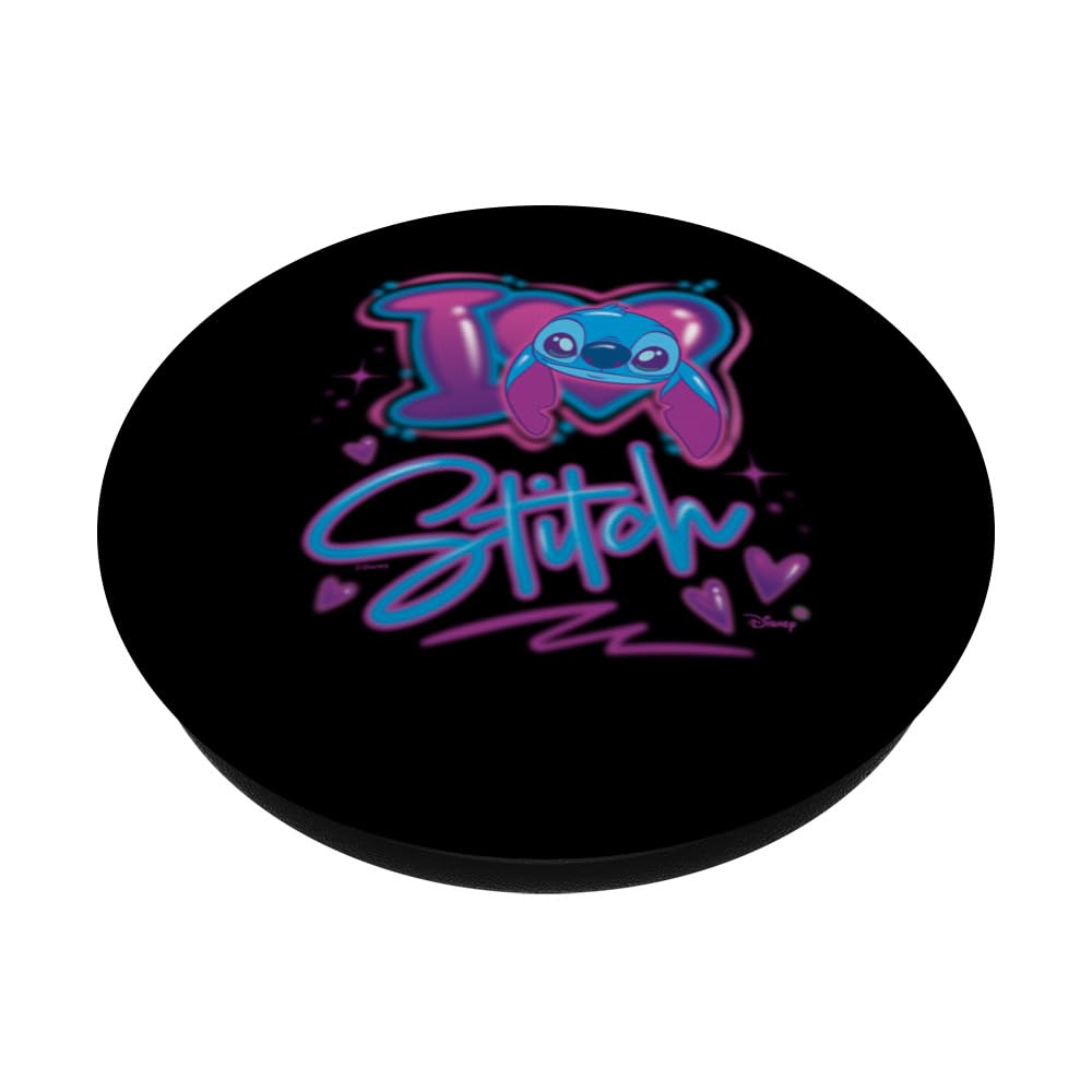 Disney Lilo & Stitch Title White Text PopSockets PopGrip Intercambiabile