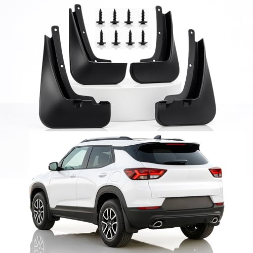 4Pcs Mud Flaps fit for 2019 2020 2021 2022 2023 2024 2025 Chevy Chevrolet Trailblazer Mud Guards Front Rear Mudflaps Splash Guard Protector Accessories