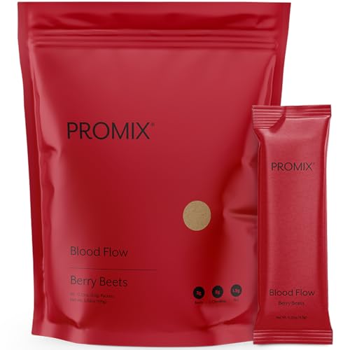 ProMix Nutrition Blood Flow - Nitric Oxide Supplement with Organic US Beet Root Powder - Cold Pressed Low Temp Dehydration - 30 Servings
